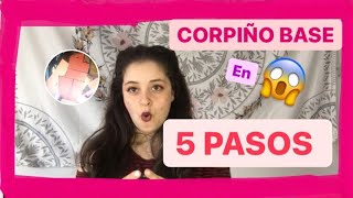 Como hacer un patrón corpiño base en 5 PASOS que no sabias 😱🤭 [upl. by Yhcir]