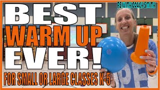 🔥BEST PE WARM UP EVER 🏃🏼‍♂️🏃‍♀️ Activity K5 with Min Equip [upl. by Wynnie]