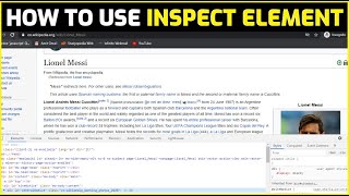 How to use Inspect Element  For Web Developers [upl. by Fonzie]