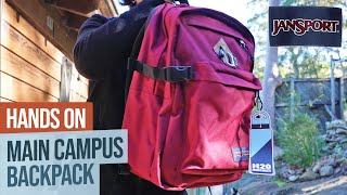 Jansport Main Campus Backpack hands on [upl. by Sadella]