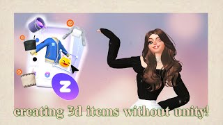 create ZEPETO custom 3D items without unity  tvalene ‘๑’ [upl. by Awuhsoj]