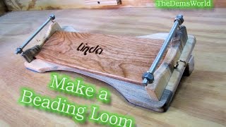 Make a Beading loom for a nice gift or for yourself [upl. by Trilly]