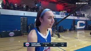 UConn Commits Jordan Hawkins Azzi Fudd amp Caroline Ducharme in 2021 Slam Dunk amp 3Pt Championships [upl. by Brathwaite963]