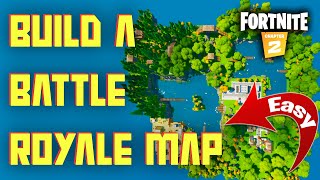 How to create a Battle Royale Map with CUSTOM TERRAIN in Fortnite [upl. by Negaem]