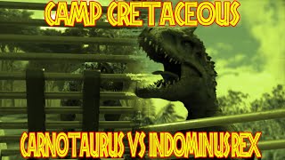 CAMP CRETACEOUS indominus rex and carnotaurus [upl. by Ephraim555]