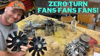 Zero Turn Transmission Fan Replacement Hydrogear [upl. by Eissed]