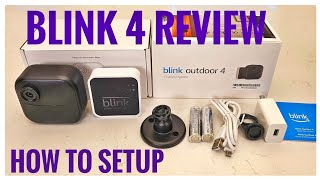 Blink Outdoor 4 Camera Unboxing and How to Set Up [upl. by Ahsahtan]