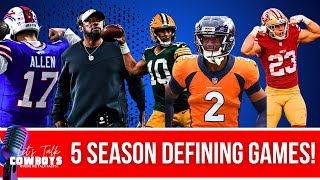 5 Season Defining Games In The NFL In Week 11 [upl. by Svirad]