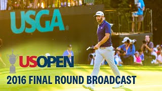 2016 US Open Final Round Dustin Johnson Wins his First Major at Oakmont  Full Broadcast [upl. by Kellina]