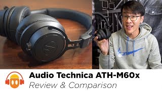 Audio Technica ATHM60x Review vs M50x  M70x Comparison [upl. by Belloir621]