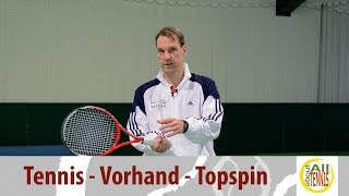 Vorhand Topspin  Tennis Technik [upl. by Jackquelin]