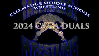 Action from the Tallmadge Middle School wrestling team at the 2024 CVCA Duals [upl. by Frans537]