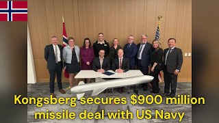 Kongsberg secures 900 million missile deal with US Navy [upl. by Judie]