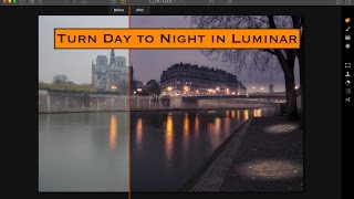 Turn Day to Night in Luminar [upl. by Gonzales]