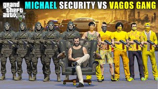 MICHAEL ATTACKS ON VAGOS GANG  GTA V GAMEPLAY [upl. by Ahseekal]