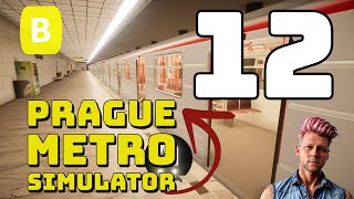 Moderní simulátor metra  Praguemetrosim gameplay  Černý Most  Zličín [upl. by Vilma434]