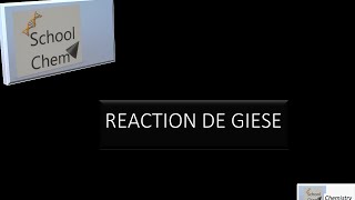 REACTION RADICALAIRE DE GIESE [upl. by Binah175]