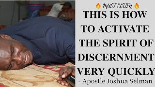 How to Develop your Spiritual discernment VERY FAST in 2021  Apostle Joshua Selman [upl. by Pendergast966]