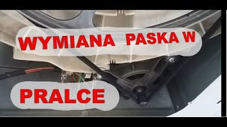 Wymiana paska w pralce [upl. by Sirrom]