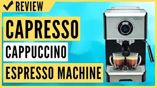 Capresso EC300 Cappuccino Espresso Machine Review [upl. by Ocicnarf662]