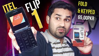 World First Fold  Keyped Phone in 6500PKR  Reality Of Itel Flip 1 Unboxing [upl. by Iatnahs643]