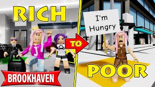 Janet goes from RICH to POOR in Brookhaven  Roblox Roleplay [upl. by Annas195]