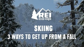 3 Ways to Stand Up After Falling on Skis  REI [upl. by Elinore]