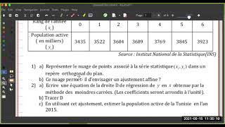 Bac Eco 2 Exercices corrigés Statistiques [upl. by Lomaj]