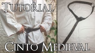 Tutorial Cinto Medieval  Medieval Belt  DIY [upl. by Gnahc]