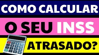 SAIBA COMO CALCULAR O SEU INSS EM ATRASO [upl. by Iveel]