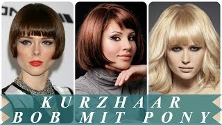 Unsere top 20 frisuren bob mit pony 2018 [upl. by Danni]