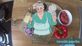 Grannys Kitchen Paprika gevuld met rijst [upl. by Perkoff]