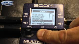 Zoom MS100BT Guitar Pedal Demo  Highlights [upl. by Yralih]