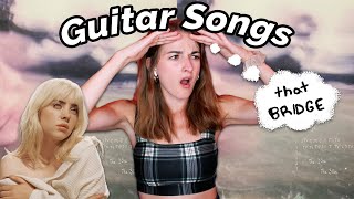 GUITAR SONGS are sad songs  Billie Eilish Reaction [upl. by Onavlis]