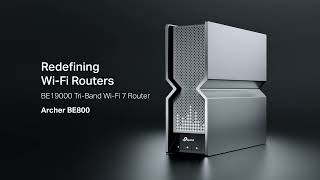 Archer BE800 — BE19000 Tri Band WiFi 7 Router with built in LED screen [upl. by Kori]