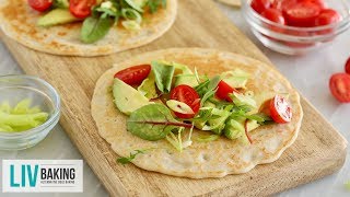 3Ingredient GlutenFree Flatbread  Liv Baking [upl. by Landry]