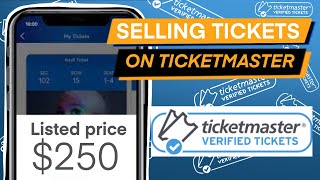 HOW TO LIST AND SELL TICKETS ON TICKETMASTER  THE COMPLETE GUIDE [upl. by Ayhdiv568]