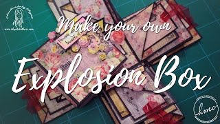 How to make Explosion  Exploding box Start to Finish DIY tutorial [upl. by Kelcy]