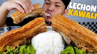 2KGS LECHON KAWALI MUKBANG  PUTOK BATOK  Mukbang Philippines [upl. by Annoid]