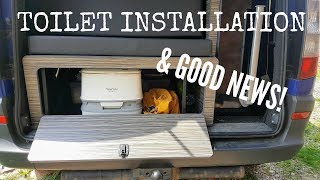 Mercedes Vito Camper News amp Toilet Installation  The Carpenters Daughter [upl. by Bolan]