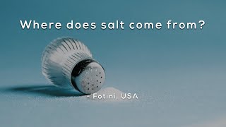 Where does salt come from [upl. by Bernadina]