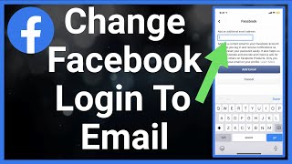 How To Change Facebook Login Phone Number To Email [upl. by Rehpretsirhc]