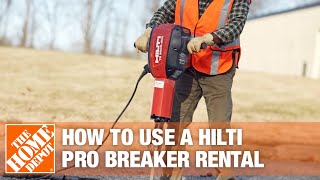 Hilti Pro Breaker  The Home Depot Rental [upl. by Lleroj]