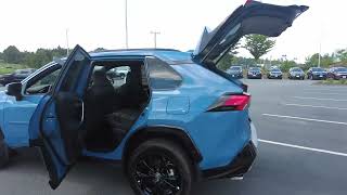 2022 Toyota RAV4 Hybrid SE AWD Cavalry Blue Exterior  Black Interior 0050 [upl. by Tamah]