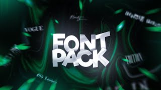 20 Popular Fonts Pack 😚💙✨️ ▪︎ Font Pack for Ae inspired Edits ▪︎ AshCreationsx [upl. by Resneps628]