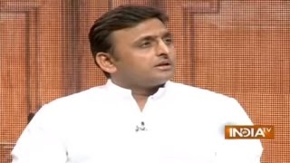 Akhilesh Yadav in Aap ki Adalat Part 1  India TV [upl. by Ellerrad845]