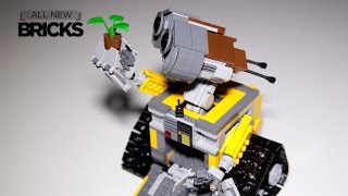 Lego Ideas 21303 WALLE with Head Mount Modification Kit Speed Build [upl. by Raual796]