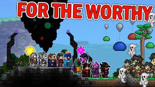 10 Terraria veterans take on FOR THE WORTHY 1 [upl. by Darn]