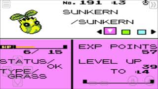 Pokemon Crystal Kaizo How To Get Sunkern [upl. by Ambrosius]