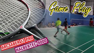 Full Game Play Best Moment Yonex Arcsaber 11 Pro vs Lining Halbertec 9000 [upl. by Symons]